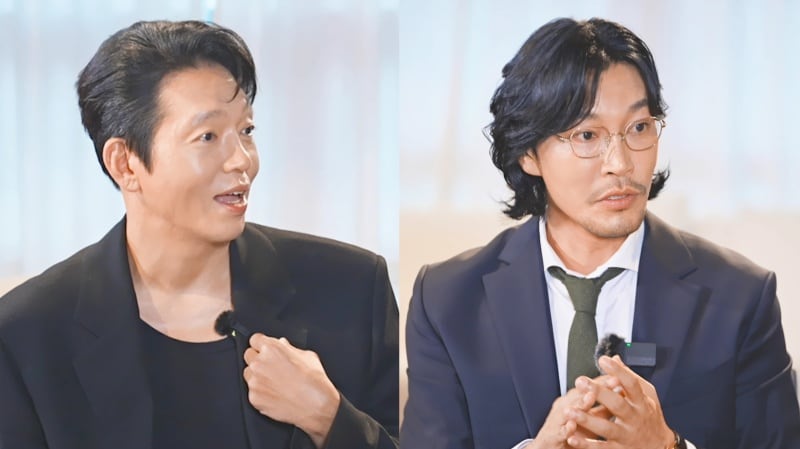2일 유튜브 채널 KBS 엔터에서 공개된 '고소영의 펍스토랑'에 출연한 배우 박지환(왼쪽)과 최귀화. /KBS