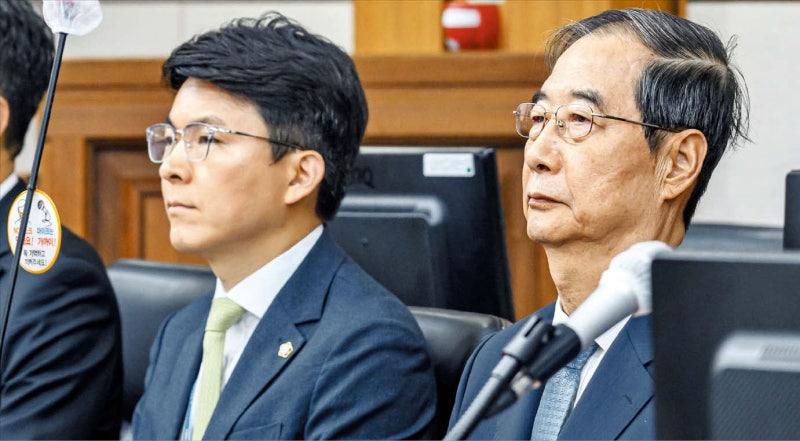 한덕수, 내란 방조 등 혐의 부인