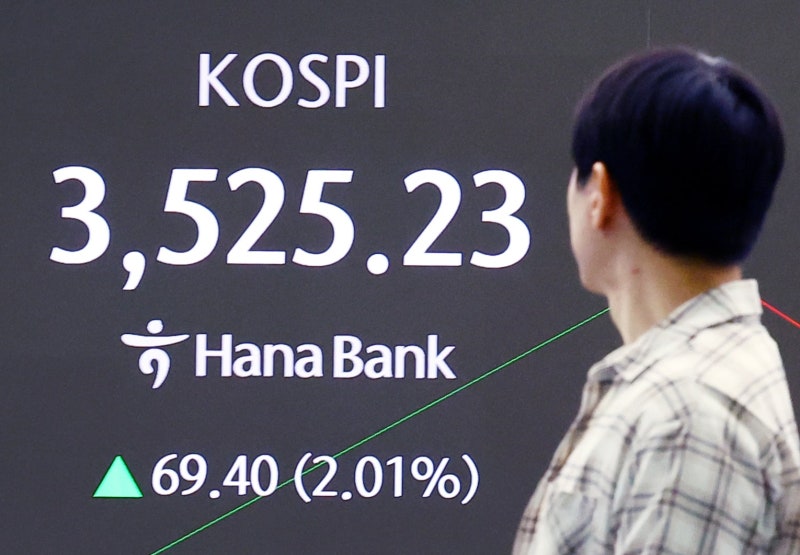 <b>코스피</b> 사상 첫 3500 돌파... 3525.48로 출발