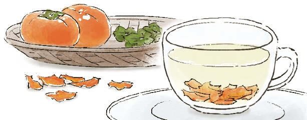 [리빙포인트] 단감 껍질 말려서 차로 마셔요