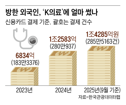 외국인 ‘K의료’ 소비액 역대 최대… 올해 1.4조로 작년보다 68% 증가