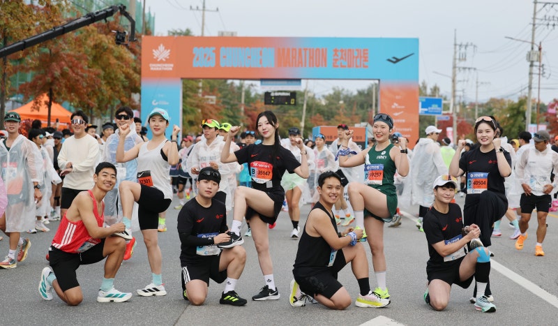 ‘신혼 레이스’로 수놓인 춘마.. “함께라서 42.195㎞ 달릴 수 있었다”
