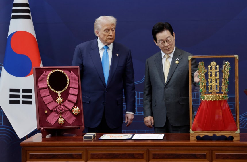 リ・ジェミョン大統領が 29日慶北競走博物館でドナルドトランプアメリカ大統領に 