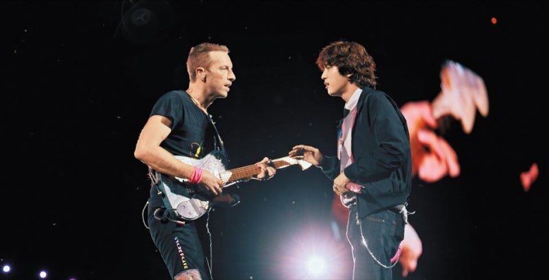 [TV조선] 록밴드 콜드플레이 공연