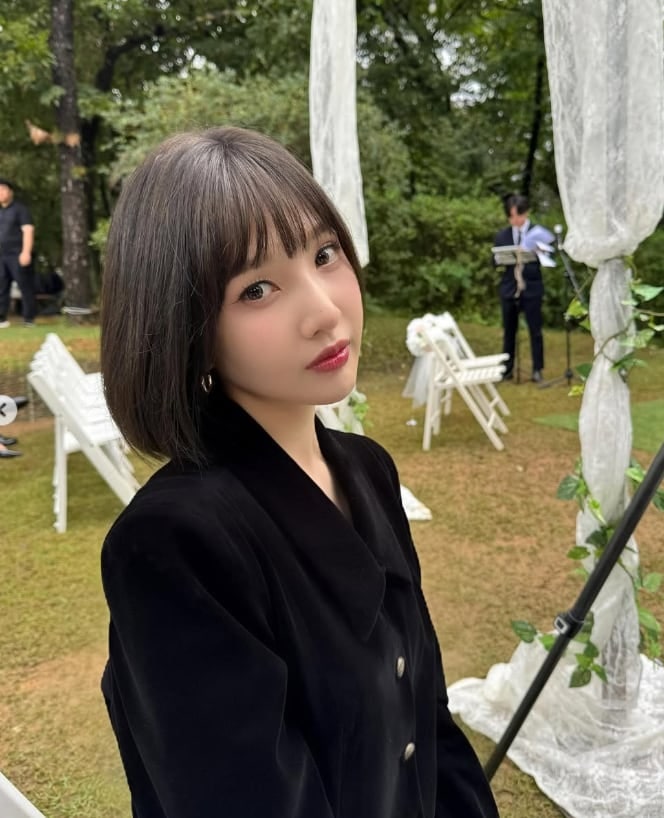 여동생 결혼식에 참석한 조이. /인스타그램