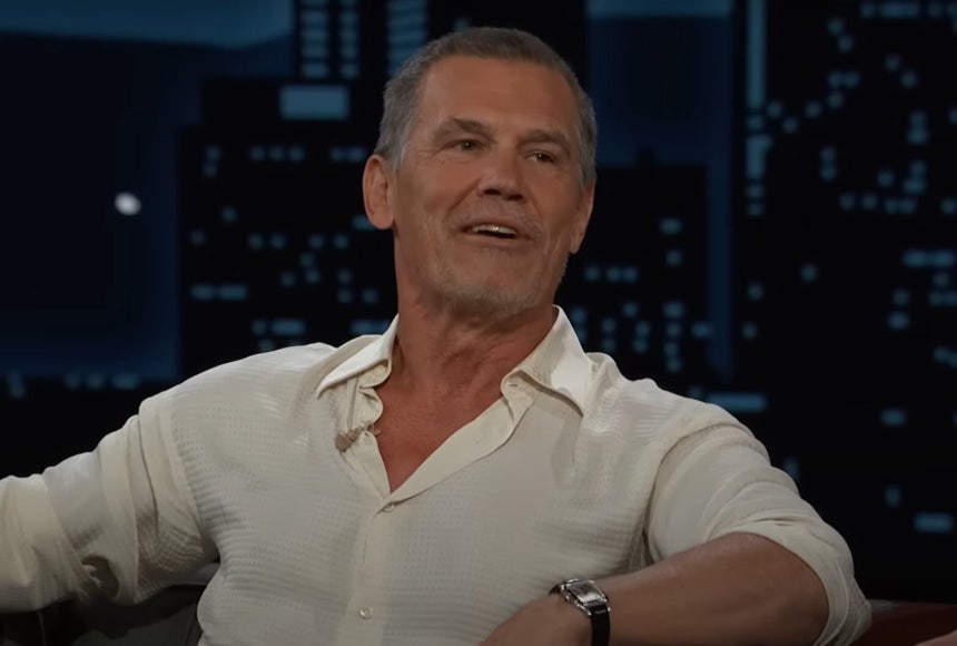 할리우드 배우 조슈 브롤린. /지미 키멀 라이브