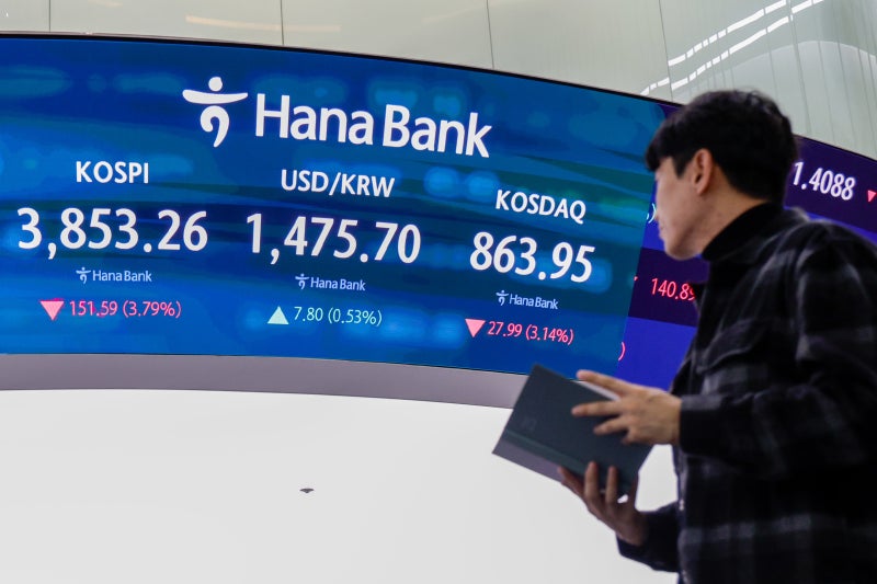 엔비디아 호재는 하루짜리… 외국인 역대 최대 ‘매도 폭탄’에 코스피 3800선으로 후퇴