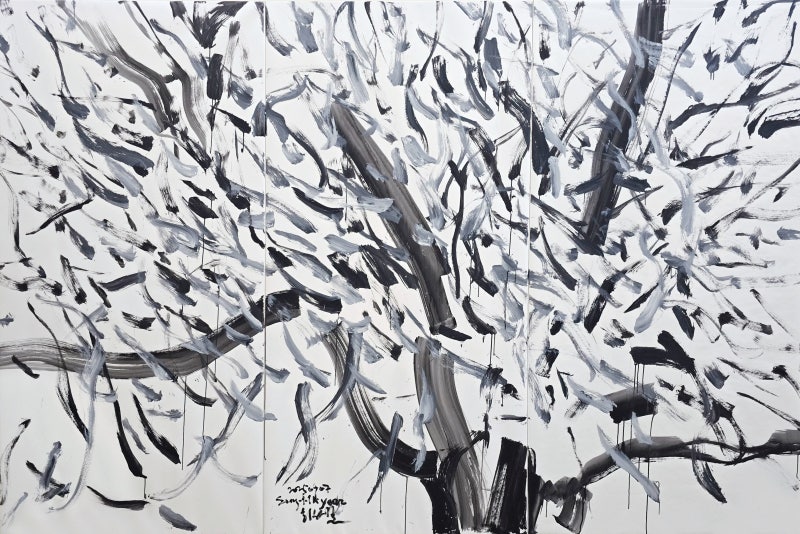 [잠깐 이 저자] 추우나 더우나 그린 나무… 빛·바람까지 녹아있네