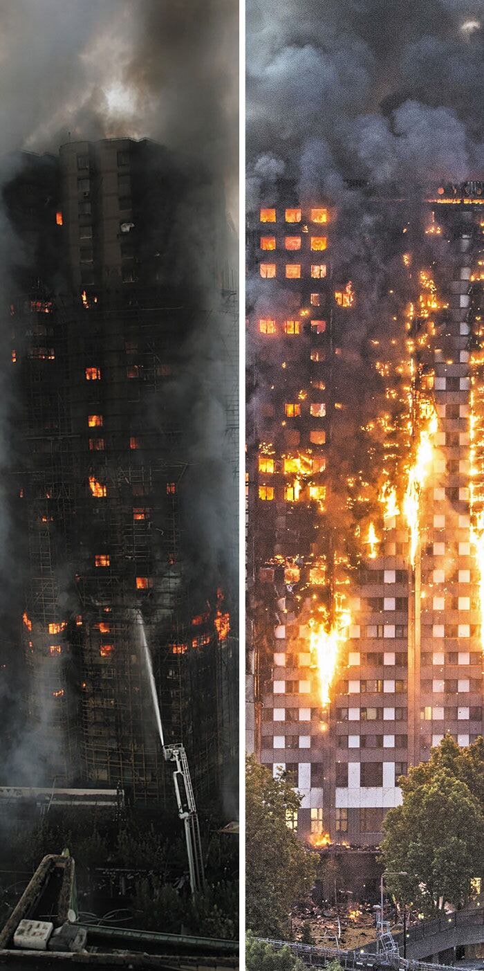 순식간에 건물 전체 불 번져… 홍콩, 英 ‘그렌펠 참사’와 판박이