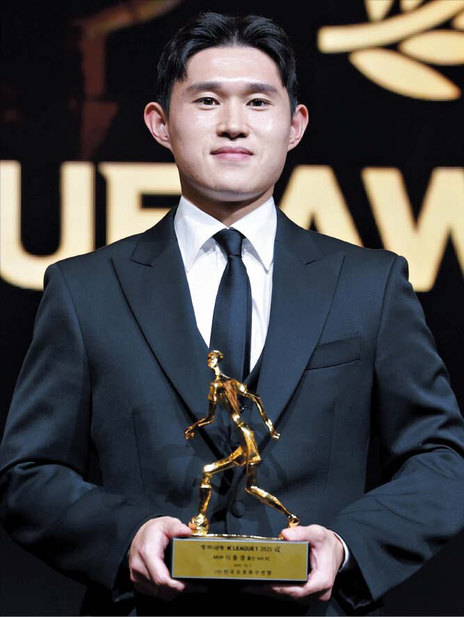 ‘예비역’ 이동경, 프로축구 MVP