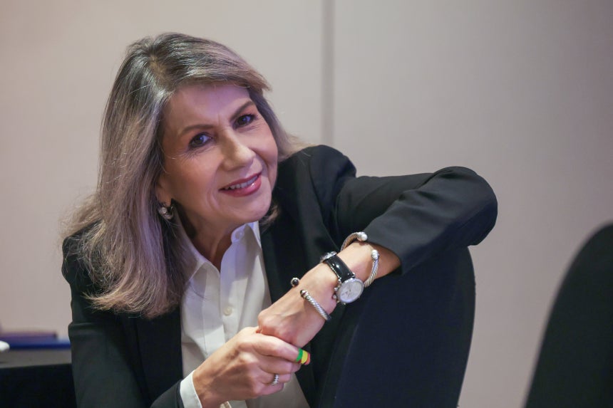 2025년 11월 27일 오전 서울 중구 더 플라자호텔에서 세계경제연구원이 주최하고 조선일보와 tv조선이 후원하는 '카르멘 라인하트(Carmen Reinhart) 하버드대 교수 초