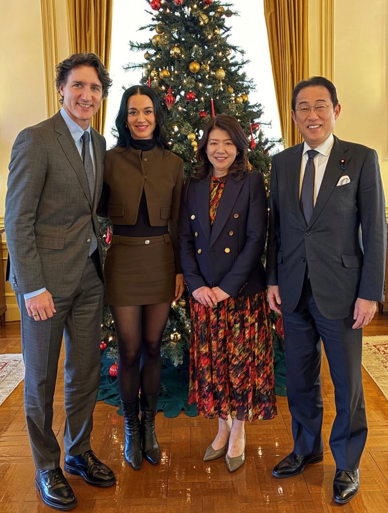 트뤼도, 기시다와 만남에 ‘팝스타 연인’ 대동