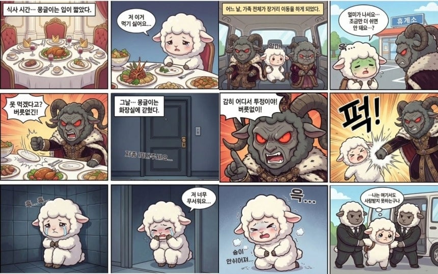 전우원씨가 인스타그램을 통해 공개한 웹툰./인스타그램