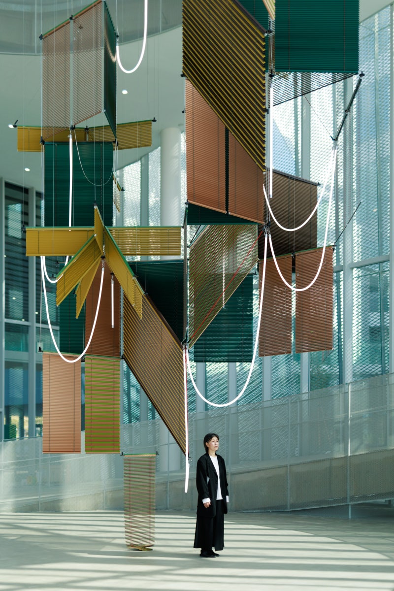 대만 타이중 랜드마크 얼굴 된 ’23m 알루미늄 고목'