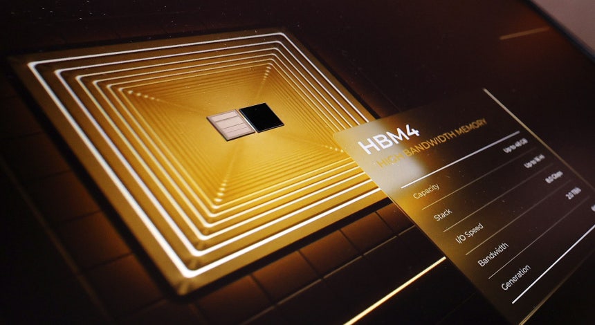 최근 서울 강남구 코엑스에서 열린 제27회 반도체 대전(SEDEX 2025)에서 공개된 SK하이닉스의 HBM4./뉴스1