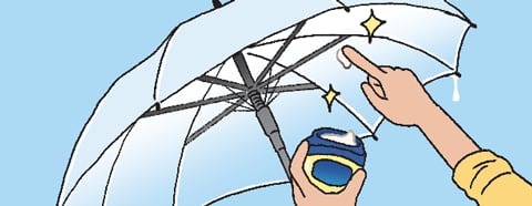 [리빙포인트] 우산 사용 후엔 바세린