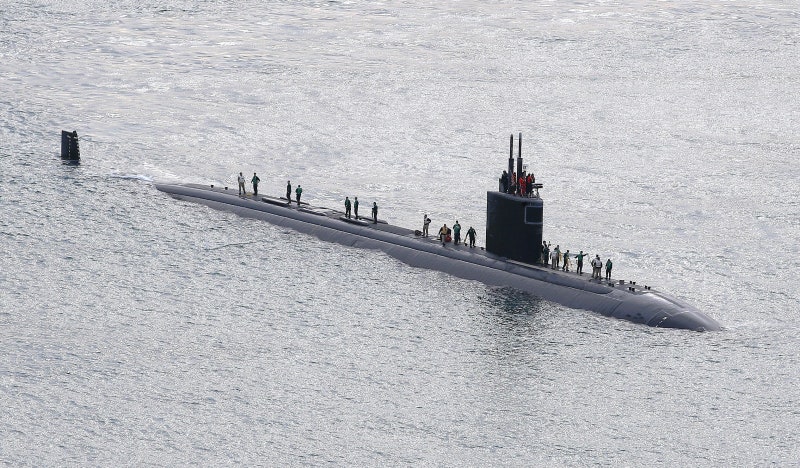 李 취임 후 처음 美원잠 부산 입항… 北 대응에 촉각