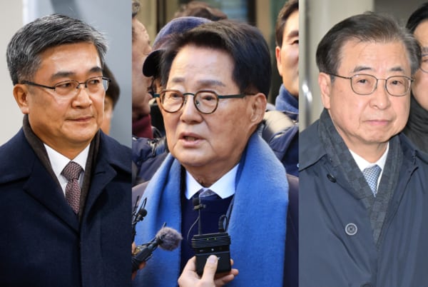 (왼쪽부터) 서욱 전 국방부 장관,박지원 전 국가정보원장,서훈 전 국가안보실장./뉴스1