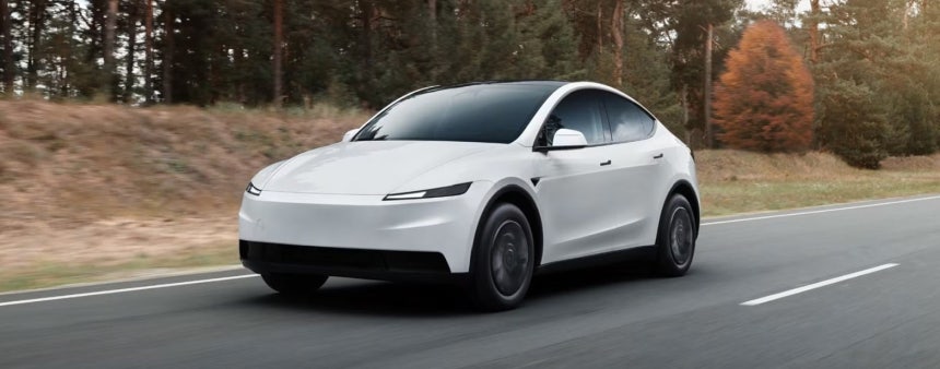 테슬라의 저가형 전기 SUV인 '모델 Y 스탠다드 트림(세부 모델)' / 테슬라