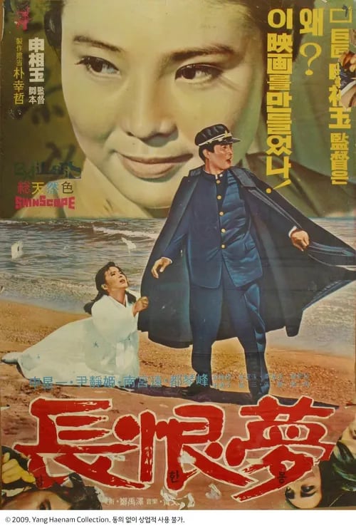 1969년 신상옥 감독,신성일·윤정희 주연의 영화 '장한몽' 포스터.