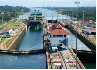 파나마 운하./위키피디아