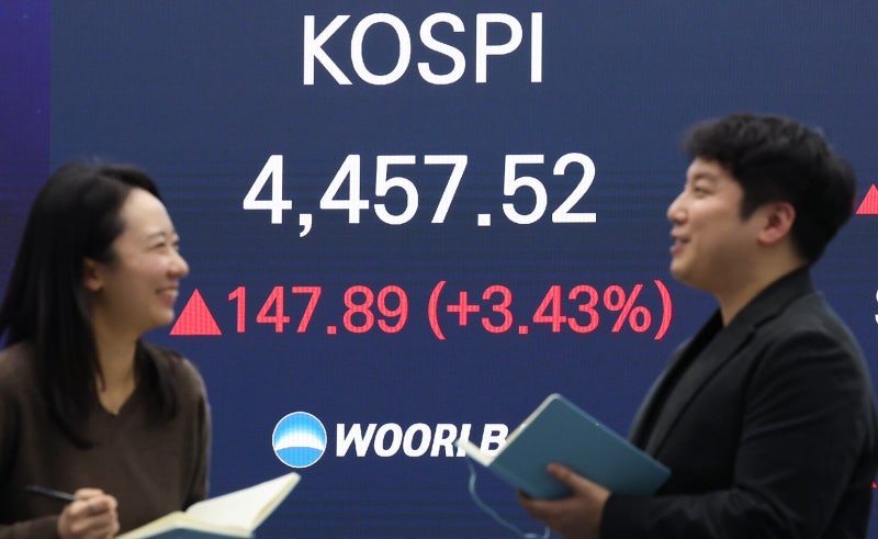 4450선도 돌파… 뜨거운 코스피