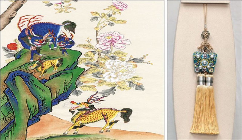 시진핑엔 ‘기린도’, 펑여사엔 탐화 노리개 선물