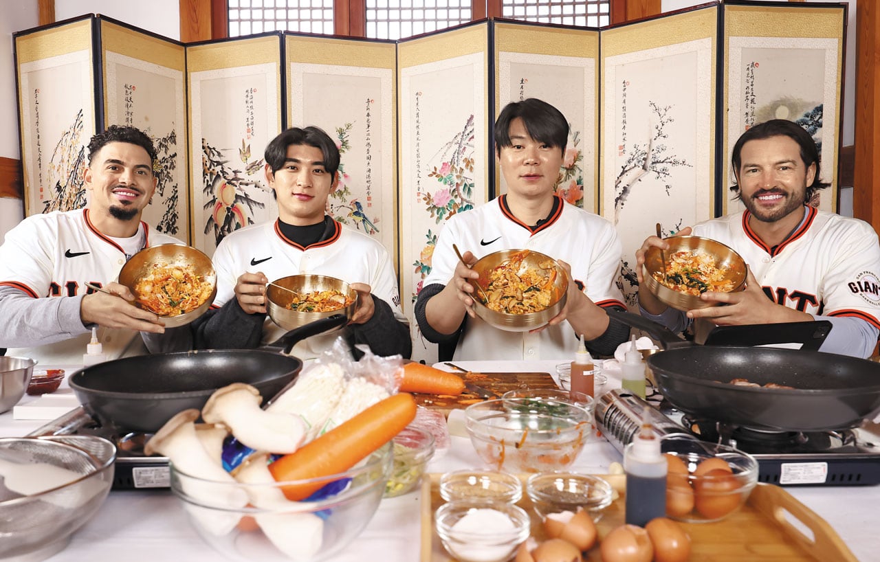 MLB 샌프란시스코 자이언츠 선수단 방한… “한국 비빔밥 최고”