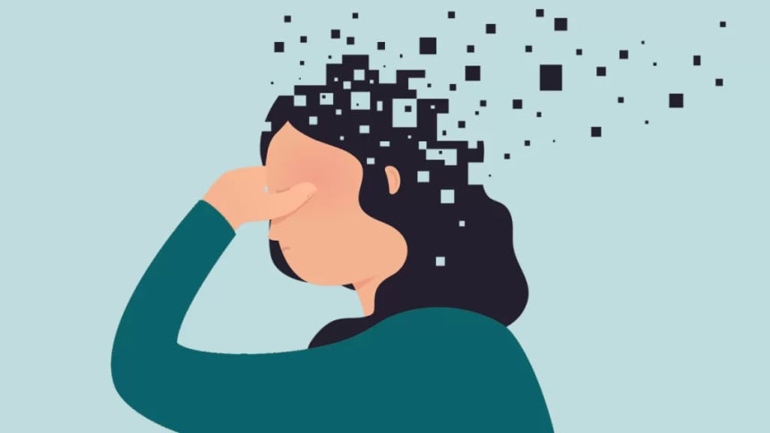 뇌 기능이 퇴행하는 알츠하이머 증상을 이미지로 표현한 그림./조선일보 DB