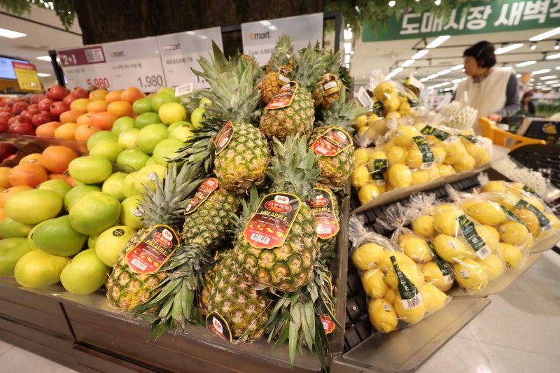 바나나·망고·파인애플 관세 30→5%로 인하
