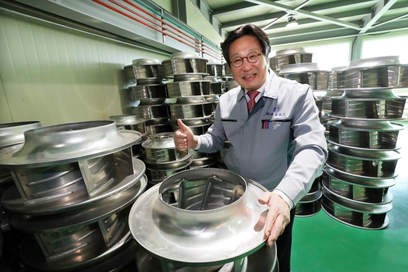 전량 수입 의존하던 ‘공조용 송풍기’ 외환위기 때 국산화