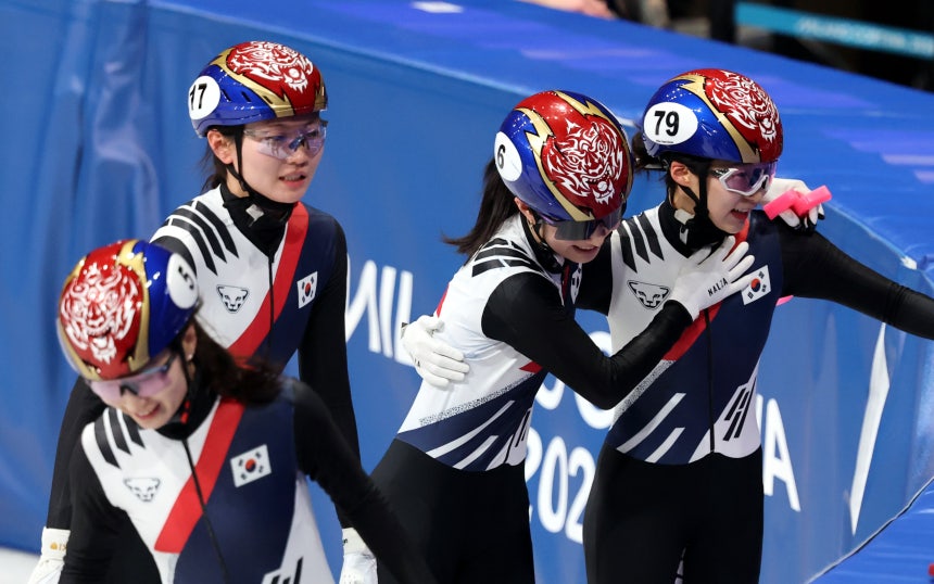 심석희 밀고 최민정 역전... 쇼트트랙 3000m 결승행