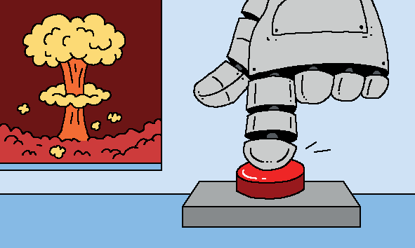 [만물상] AI가 누르게 될 ‘전쟁 버튼’