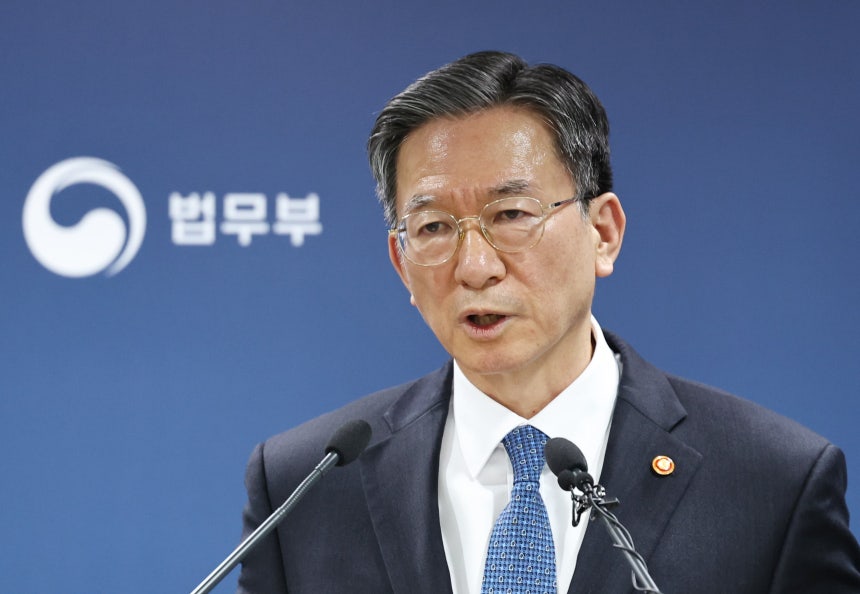 정성호 법무부 장관. /뉴스1