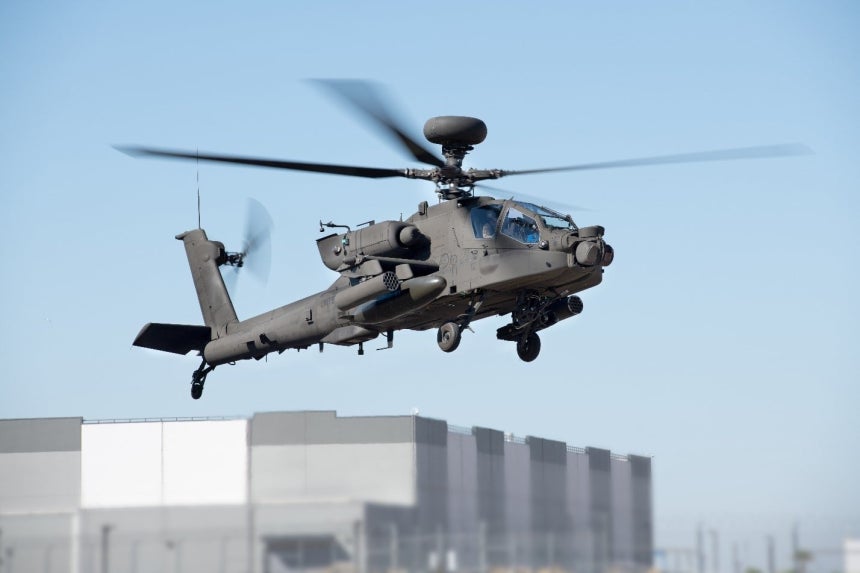 AH-64E 아파치.(보잉 제공)
