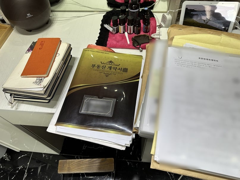 2024년 6월 부산경찰청에 적발된 '무자본 갭투자' 전세사기 일당의 임대차 계약서./부산경찰청
