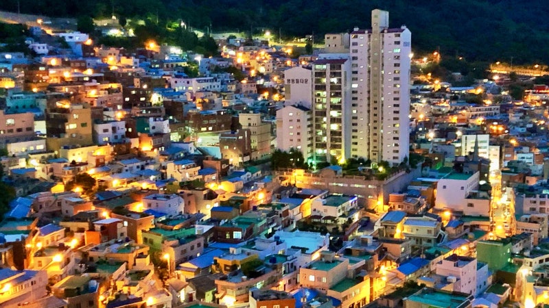 동화가 된 피란촌