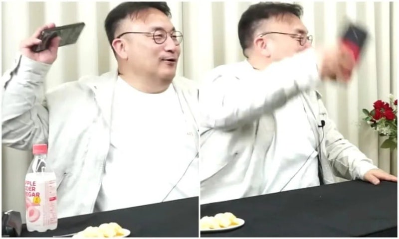 이혁재, ‘한동훈 만세’ 외친 청년에 “15년만 젊었어도 폰 던졌다”