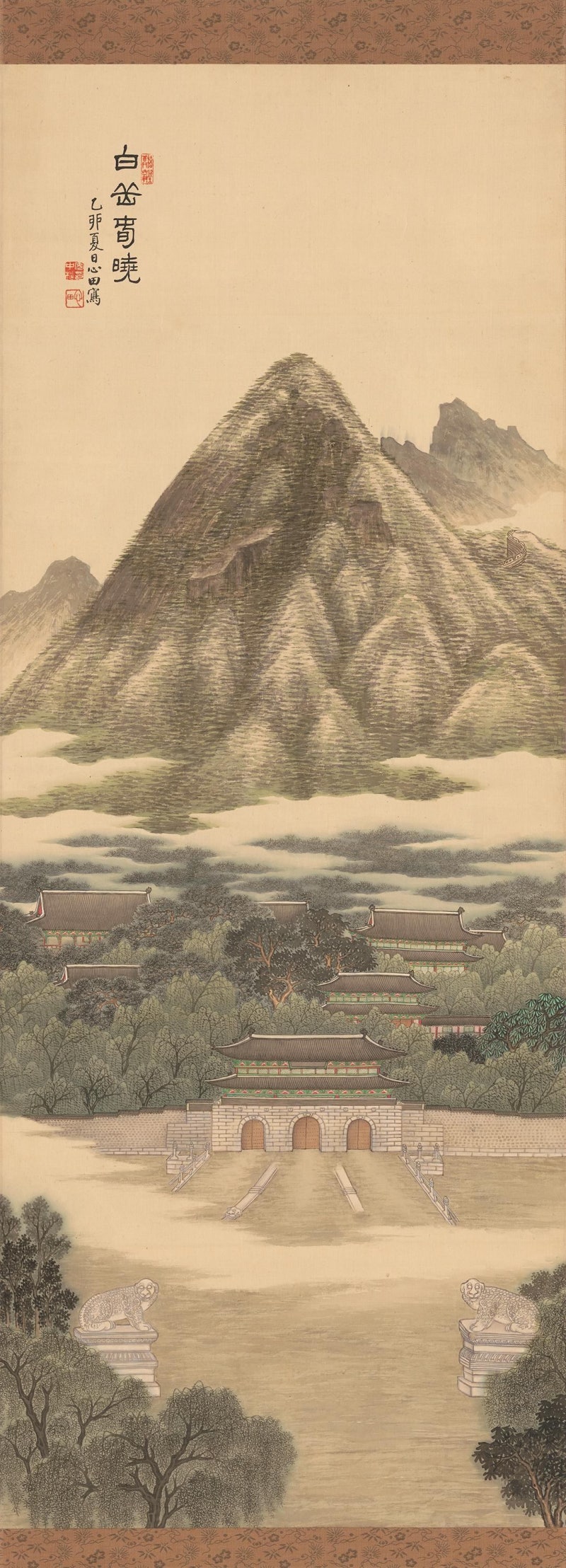 굳게 닫힌 광화문에 고인 망국의 눈물