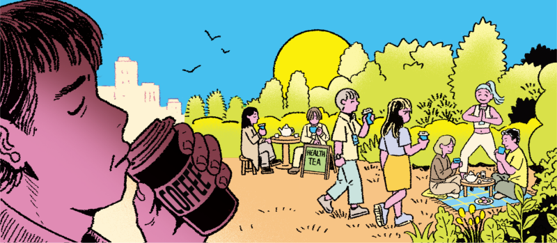 출근길 아아 한잔? “전 ‘버섯 커피’ 먹어요”…카페인 멀리하는 Z세대