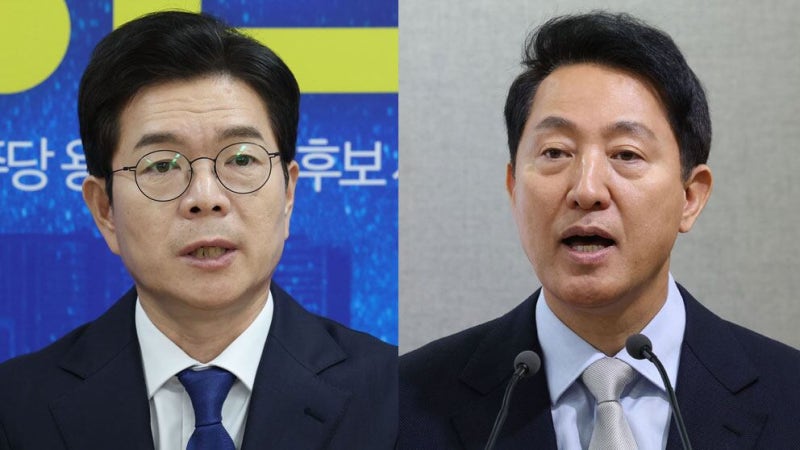 서울서 與野 지지율 좁혀지자… 정원오·오세훈 공방 격화