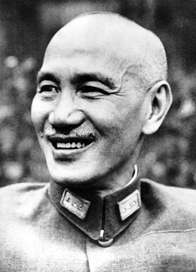 장제스.1953년 촬영한 사진.