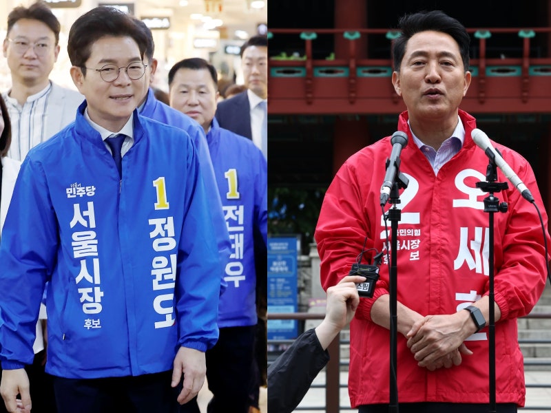정원오 “吳, 말로만 주택 공급” 오세훈 “鄭 되면 부동산 지옥”
