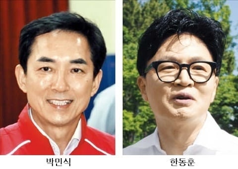 국힘 지도부 “韓, 단일화 양보하라” 韓측 “우리가 우세”