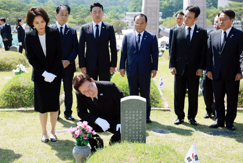 선거 앞두고 열린 5·18 행사 서 ‘내란 심판’ 내세운 여당