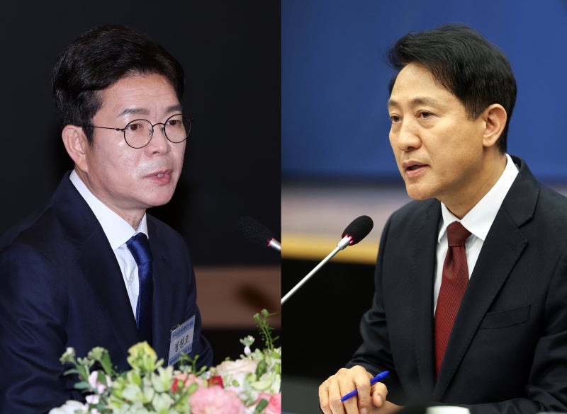 정원오는 4050, 오세훈은 2030서 우세… 한강벨트가 승패 가른다