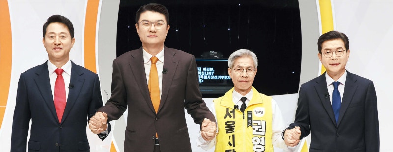 사전투표 7시간 전 딱 한번 심야 TV토론… ‘깜깜이 선거’ 부추긴다