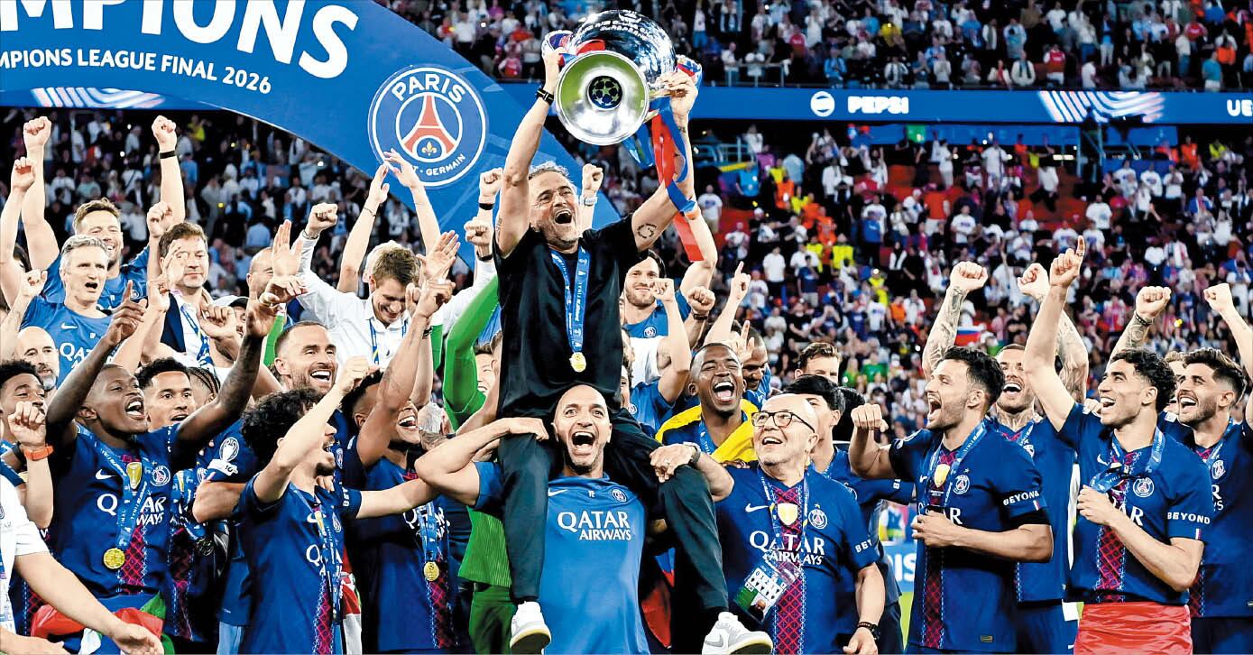 PSG, 챔스 정상 등극… ‘지단의 레알’ 이후 최초 2연패