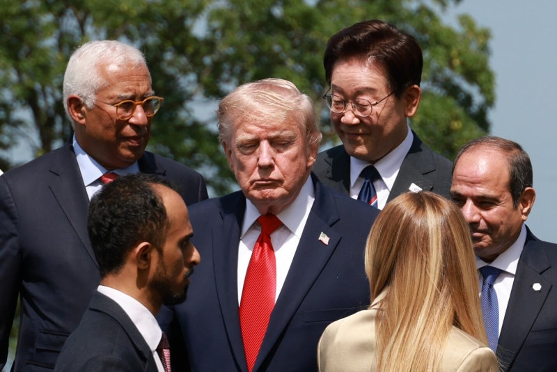 <b>G7 참석</b>한 李<b>대통령</b>...美 트럼프와도 대면