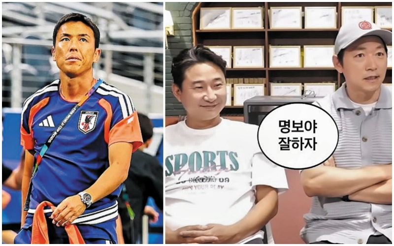 일본 전설들은 큰 물로, 한국 전설들은 예능으로